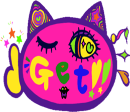 Pop and cute cats sticker #6891760