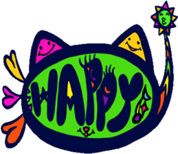 Pop and cute cats sticker #6891763