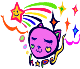 Pop and cute cats sticker #6891765