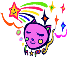 Pop and cute cats sticker #6891765