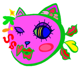 Pop and cute cats sticker #6891766