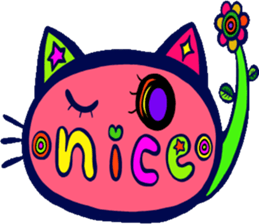 Pop and cute cats sticker #6891770