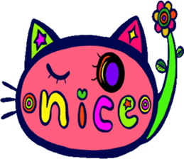 Pop and cute cats sticker #6891770