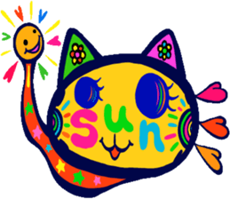 Pop and cute cats sticker #6891775