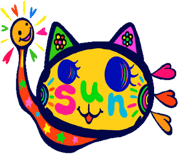 Pop and cute cats sticker #6891775