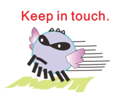 Funny monster sticker #6891787