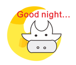 Funny monster sticker #6891788