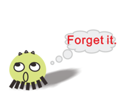 Funny monster sticker #6891790