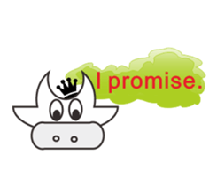 Funny monster sticker #6891793