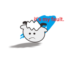 Funny monster sticker #6891795