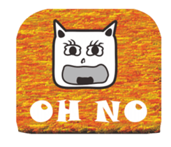 Funny monster sticker #6891796