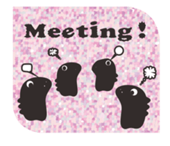 Funny monster sticker #6891799