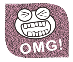 Funny monster sticker #6891800