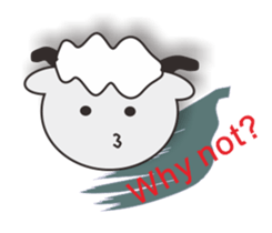 Funny monster sticker #6891801