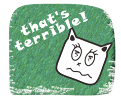 Funny monster sticker #6891803