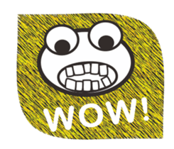 Funny monster sticker #6891812
