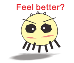 Funny monster sticker #6891814