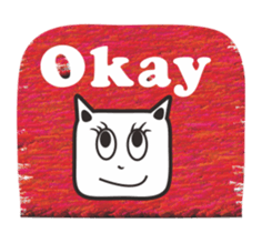 Funny monster sticker #6891818