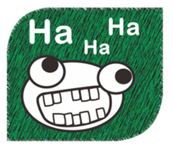 Funny monster sticker #6891821