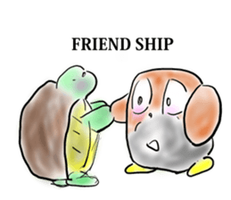 Every day of a tortoise  English sticker #6892028