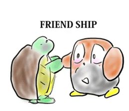 Every day of a tortoise English sticker #6892028