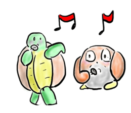 Every day of a tortoise  English sticker #6892029