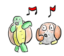 Every day of a tortoise  English sticker #6892029