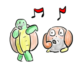 Every day of a tortoise English sticker #6892029