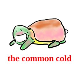 Every day of a tortoise English sticker #6892039