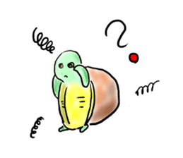 Every day of a tortoise English sticker #6892046