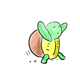 Every day of a tortoise  English sticker #6892049