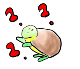 Every day of a tortoise  English sticker #6892056