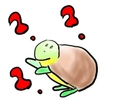 Every day of a tortoise English sticker #6892056