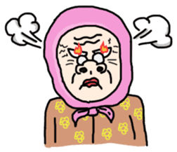 Grumpy Grandma sticker #6892244
