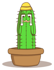 Yellow Capped Cactus sticker #6892274