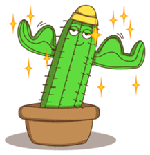 Yellow Capped Cactus sticker #6892282