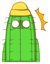 Yellow Capped Cactus sticker #6892302