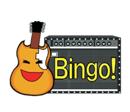 Guitar and Amp for Rock Guitarist. sticker #6892386