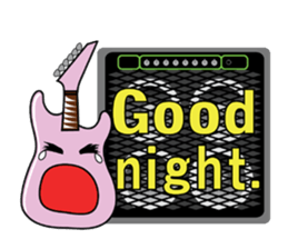 Guitar and Amp for Rock Guitarist. sticker #6892392