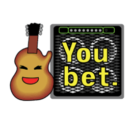 Guitar and Amp for Rock Guitarist. sticker #6892423