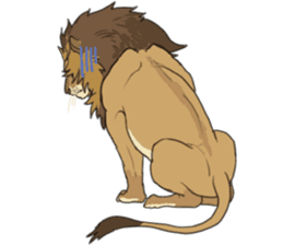 lion Sticker sticker #6892551