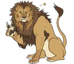 lion Sticker sticker #6892559