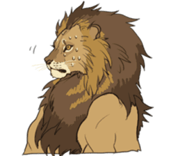 lion Sticker sticker #6892561