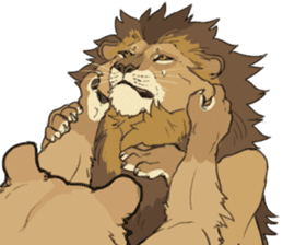 lion Sticker sticker #6892563