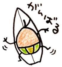Surfing life of Tamabo sticker #6892751