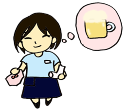 The workplace of S sticker #6892914