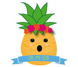 Cute Pineapples sticker #6892955
