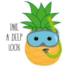 Cute Pineapples sticker #6892972
