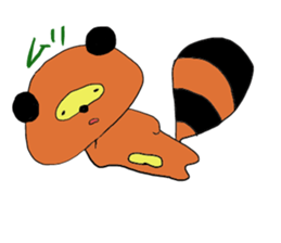 Motivtion of low raccoon sticker #6893904