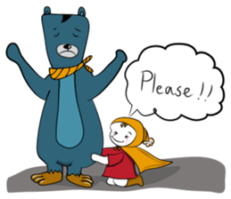 Coco and Blue Bear sticker #6894076